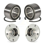Front Rear Wheel Bearing Hub Assembly Kit For Volkswagen Jetta Beetle Golf Audi
