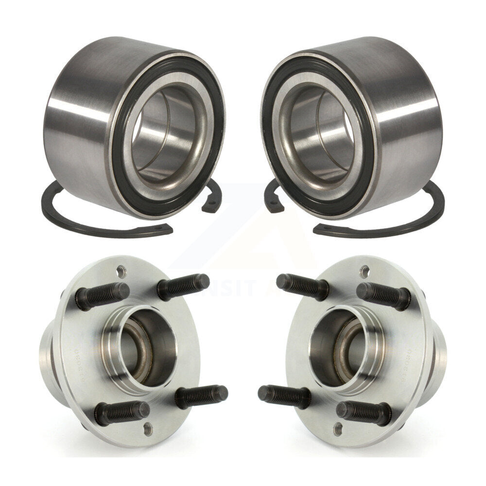 Front Rear Wheel Bearing Hub Assembly Kit For Ford Escort Mazda Protege Mercury