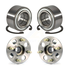 Front Rear Wheel Bearing And Hub Assembly Kit For Honda Civic