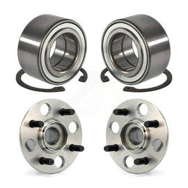 Front Rear Wheel Bearing And Hub Assembly Kit For Honda Civic Acura EL