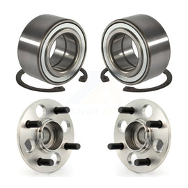 Front Rear Wheel Bearing And Hub Assembly Kit For Honda Civic Acura EL