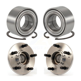 Front Rear Wheel Bearing Hub Assembly Kit For Hyundai Santa Fe FWD with Non-ABS
