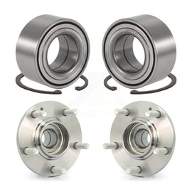Front Rear Wheel Bearing & Hub Assembly Kit For Kia Sportage Hyundai Tucson FWD