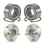 Front Rear Wheel Bearing & Hub Assembly Kit For Kia Sportage Hyundai Tucson FWD