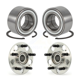 Front Rear Wheel Bearing And Hub Assembly Kit For Honda Accord Acura TL