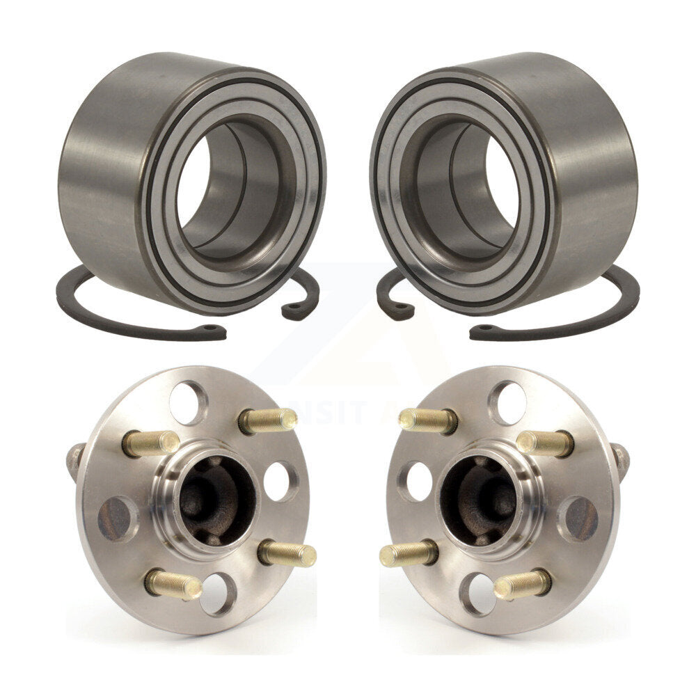 Front Rear Wheel Bearing And Hub Assembly Kit For Hyundai Accent Kia Rio Rio5