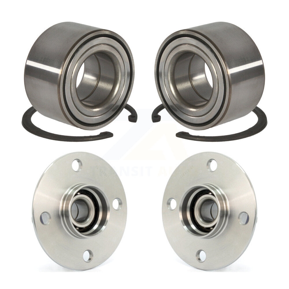 Front Rear Wheel Bearing And Hub Assembly Kit For 2000-2006 Nissan Sentra