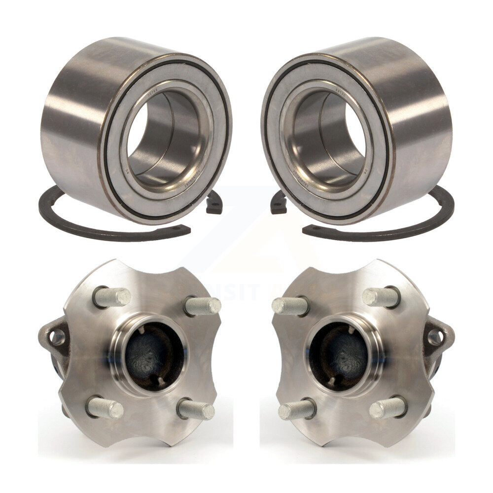 Front Rear Wheel Bearing And Hub Assembly Kit For Scion xB Toyota Echo xA
