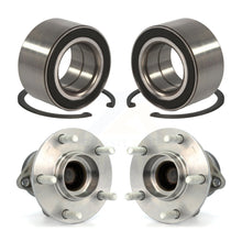 Charger l'image dans la galerie, Front Rear Wheel Bearing And Hub Assembly Kit For 2007-2012 Mazda CX-7 FWD