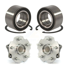 Front Rear Wheel Bearing And Hub Assembly Kit For 2010 Lexus HS250h