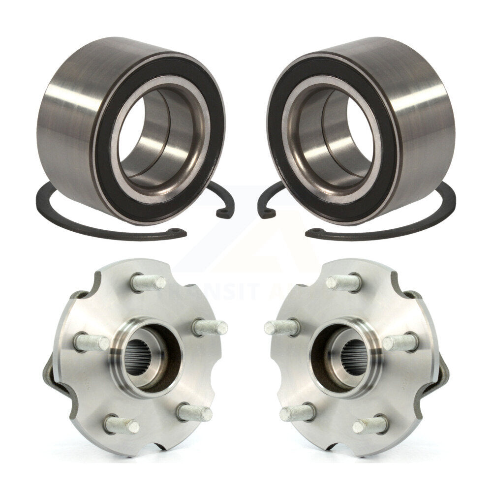 Front Rear Wheel Bearing And Hub Assembly Kit For Toyota Matrix Pontiac Vibe