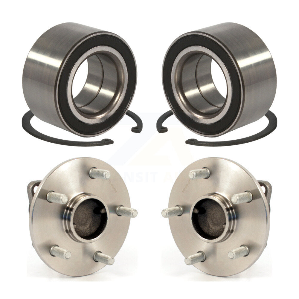 Front Rear Wheel Bearing And Hub Assembly Kit For Toyota Matrix Pontiac Vibe