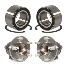 Front Rear Wheel Bearing And Hub Assembly Kit For 2007-2016 Mazda CX-9 FWD
