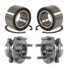 Charger l'image dans la galerie, Front Rear Wheel Bearing And Hub Assembly Kit For 2015 Ford Edge AWD