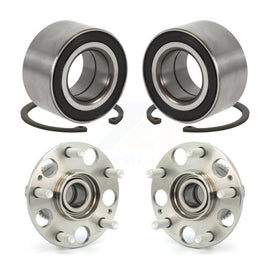 Front Rear Wheel Bearing And Hub Assembly Kit For Honda Accord Acura TL