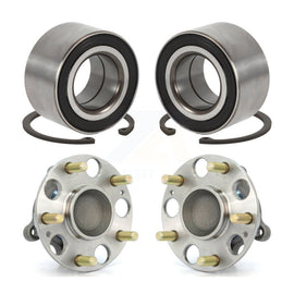 Front Rear Wheel Bearing & Hub Assembly Kit For 2006-2011 Honda Civic Acura CSX