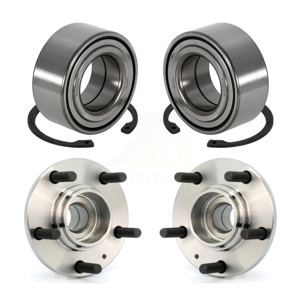 Front Rear Wheel Bearing And Hub Assembly Kit For Hyundai Tiburon