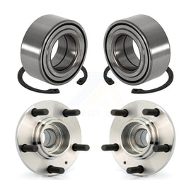 Front Rear Wheel Bearing And Hub Assembly Kit For Hyundai Tiburon
