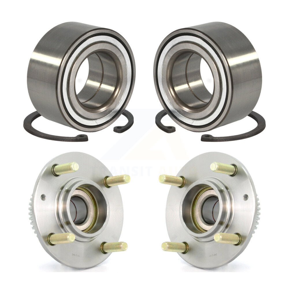 Front Rear Wheel Bearing And Hub Assembly Kit For Hyundai Elantra Kia Spectra