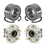 Front Rear Wheel Bearing And Hub Assembly Kit For 2011 Hyundai Azera