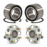 Front Rear Wheel Bearing And Hub Assembly Kit For Honda Civic