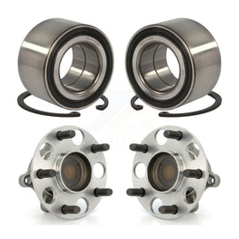 Front Rear Wheel Bearing And Hub Assembly Kit For Honda Civic