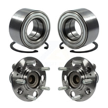 Charger l'image dans la galerie, Front Rear Wheel Bearing Hub Assembly Kit For 2008-2010 Hyundai Elantra Non-ABS