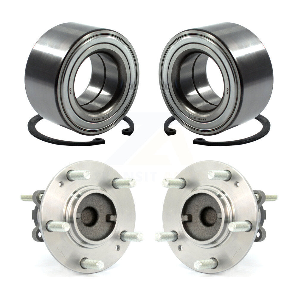 Front Rear Wheel Bearing And Hub Assembly Kit For Kia Forte Koup Forte5