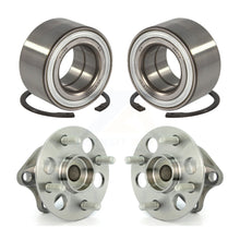 Charger l'image dans la galerie, Front Rear Wheel Bearing And Hub Assembly Kit For 2006-2007 Toyota Yaris Non-ABS