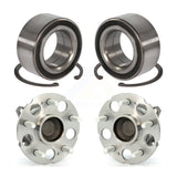 Front Rear Wheel Bearing And Hub Assembly Kit For Honda Crosstour Accord FWD