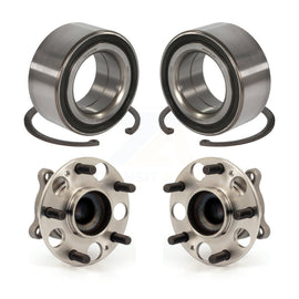 Front Rear Wheel Bearing And Hub Assembly Kit For Honda Accord Acura TSX