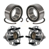 Front Rear Wheel Bearing And Hub Assembly Kit For Acura TL