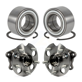 Front Rear Wheel Bearing And Hub Assembly Kit For 2011-2020 Toyota Sienna AWD