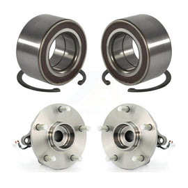 Front Rear Wheel Bearing And Hub Assembly Kit For 2007-2013 Suzuki SX4 AWD