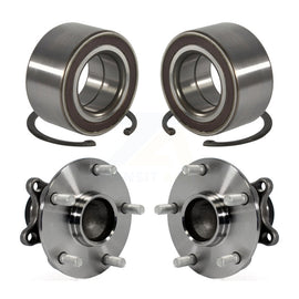 Front Rear Wheel Bearing And Hub Assembly Kit For 2008-2013 Suzuki SX4 FWD