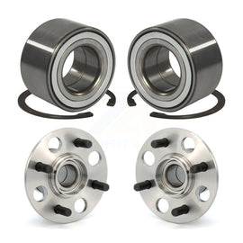 Front Rear Wheel Bearing And Hub Assembly Kit For Honda Fit