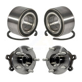 Front Rear Wheel Bearing And Hub Assembly Kit For Ford Escape Lincoln MKC