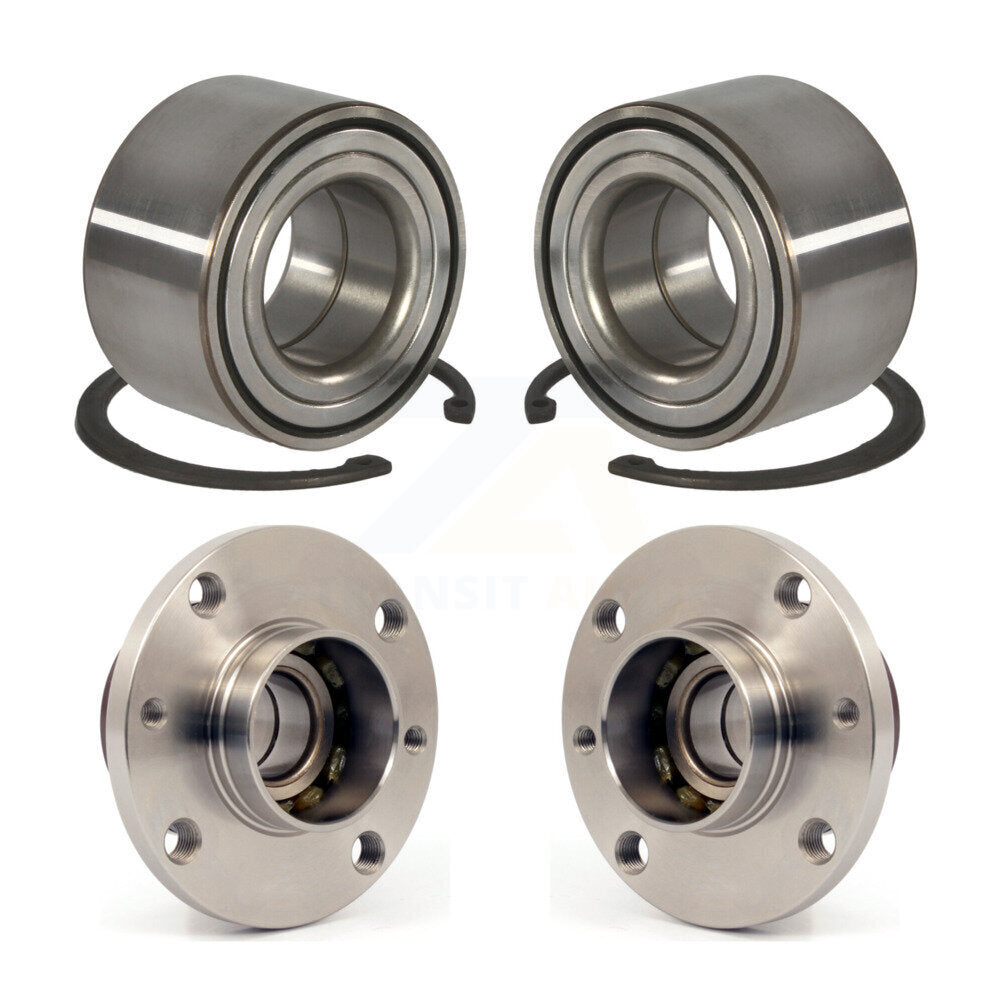 Front Rear Wheel Bearing And Hub Assembly Kit For Fiat 500