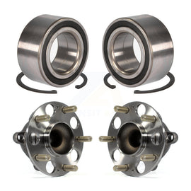 Front Rear Wheel Bearing And Hub Assembly Kit For Honda Accord Acura TLX