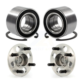 Front Rear Wheel Bearing And Hub Assembly Kit For 1985-1987 Honda Civic CRX HF