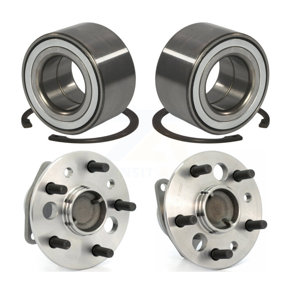 Front Rear Wheel Bearing Hub Assembly Kit For 2002-2003 Toyota Camry Lexus ES300