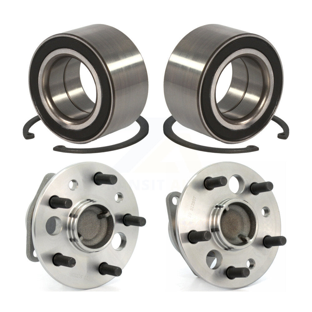 Front Rear Wheel Bearing & Hub Assembly Kit For Toyota Camry Lexus Avalon ES350