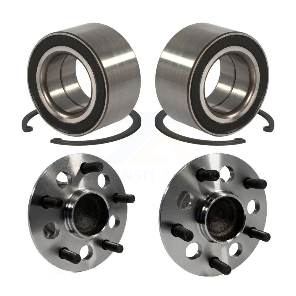 Front Rear Wheel Bearing And Hub Assembly Kit For Toyota Camry Avalon