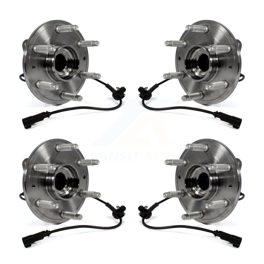 Front Rear Wheel Bearing & Hub Assembly Kit For Cadillac XTS With 6 Lug Wheels