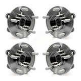 Front Rear Wheel Bearing & Hub Assembly Kit For Ford Fusion Lincoln MKZ