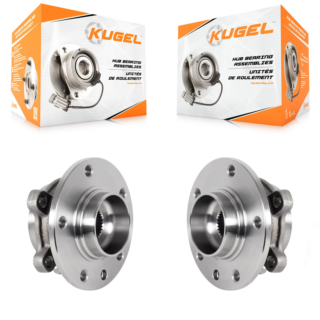 Rear Wheel Bearing And Hub Assembly Pair For Jeep Renegade Compass Fiat 500X