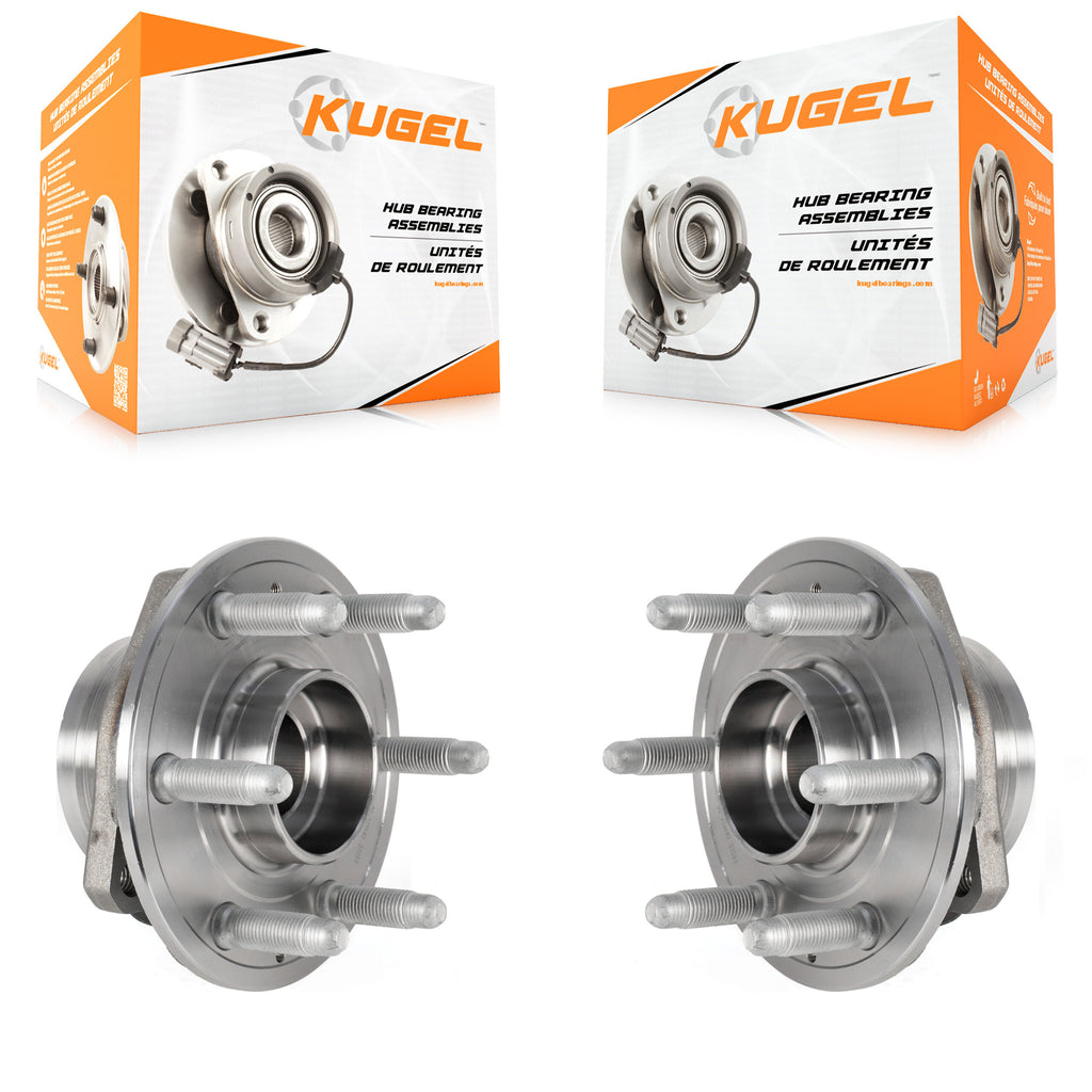 Rear Wheel Bearing & Hub Assembly Pair For Chevrolet Traverse Cadillac XT5 Buick