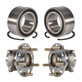 Front Rear Wheel Bearing And Hub Assembly Kit For Honda Accord