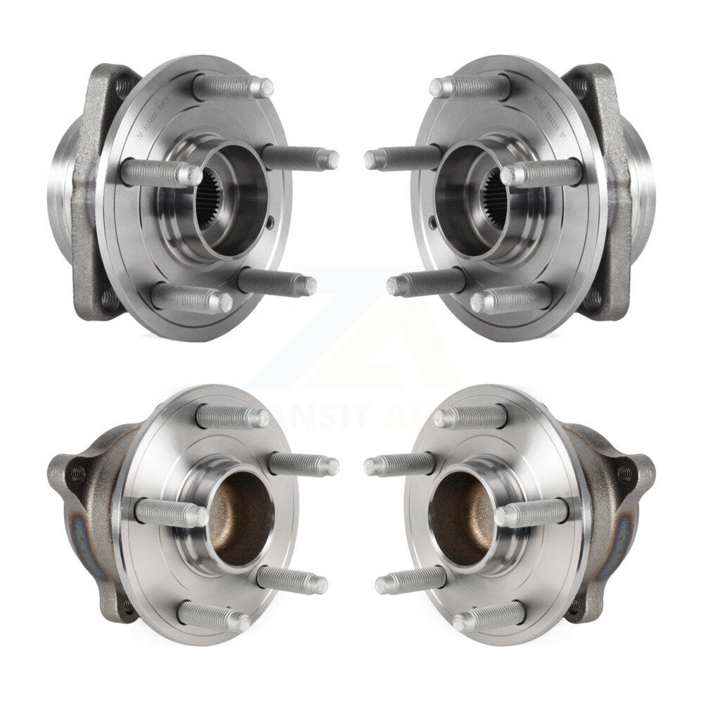Front Rear Wheel Bearing & Hub Assembly Kit For Chevrolet Volt Bolt EV