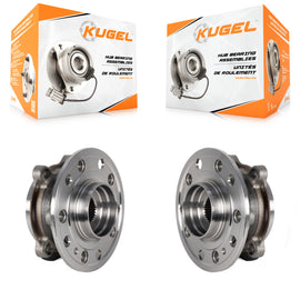 Front Wheel Bearing & Hub Assembly Pair For Mercedes-Benz C300 GLC300 E300 E400
